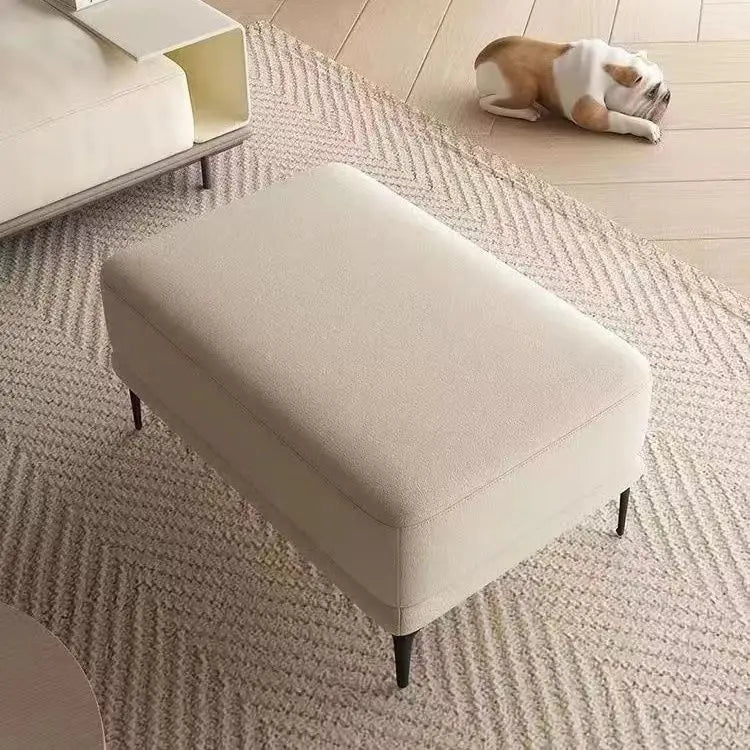 Afralia™ Nordic Luxury Sofa Pedal Stool, Stylish Living Room Ottoman Bed Stool