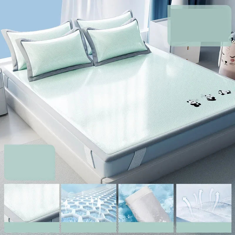 Afralia™ Cooling Antibacterial Mattress: High-quality, Skin-friendly, Breathable, Foldable, Summer Mat Protector