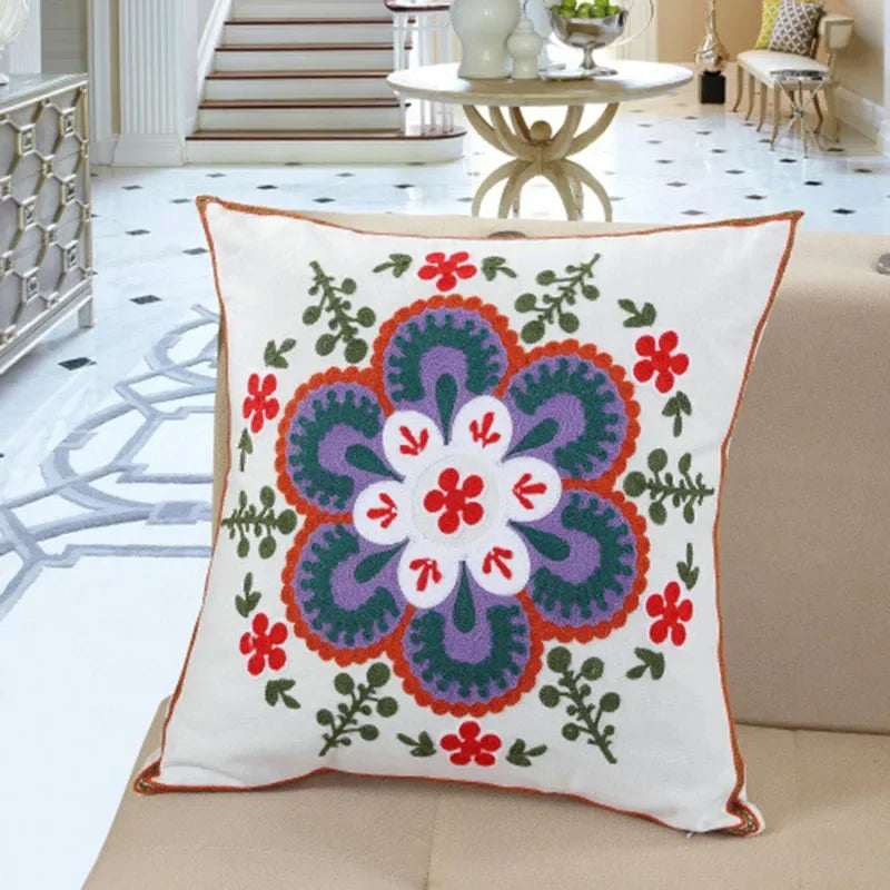 Afralia™ Embroidery Body Pillow: Nordic Comfort for Home & Office