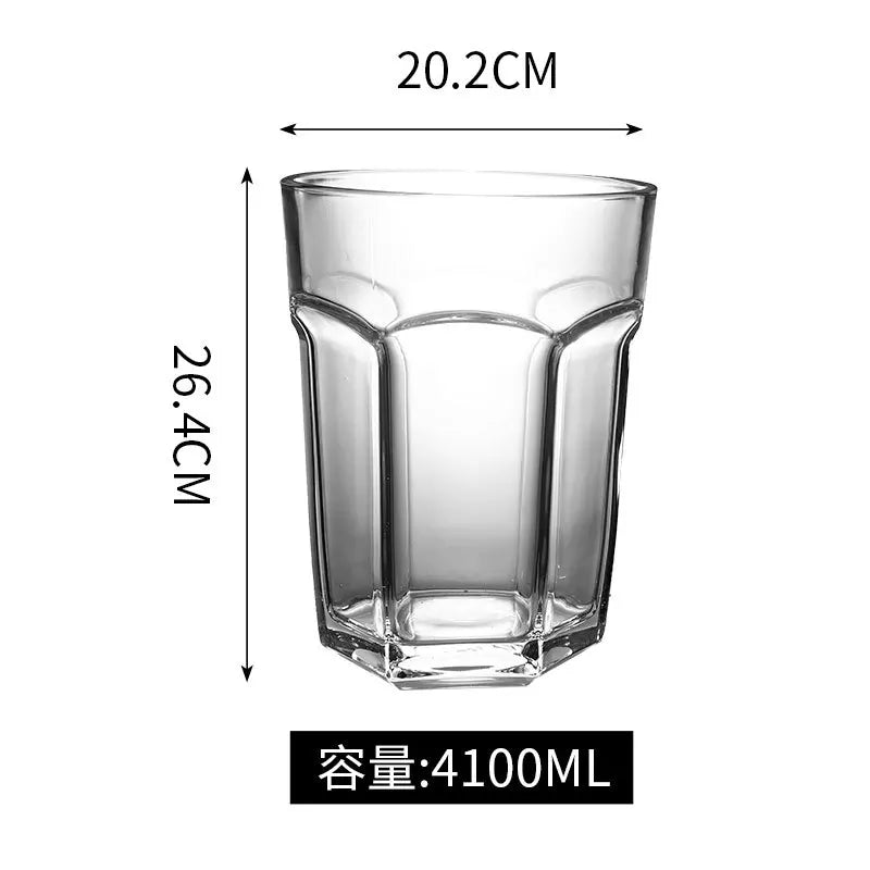 Afralia™ Large Glass Beer Mug | Creative Transparent Glass Cup | Home Decor Gift