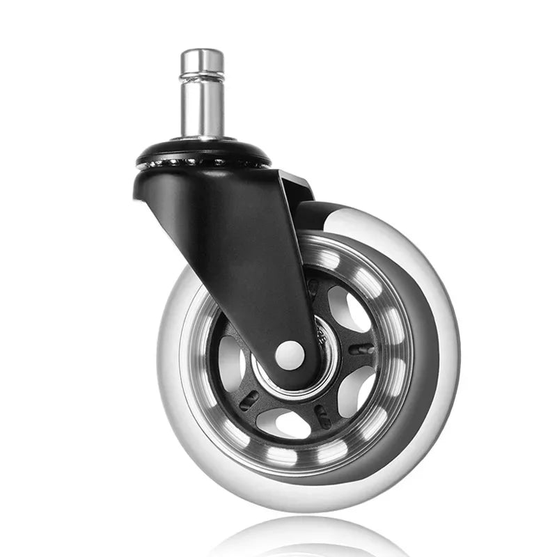 Afralia™ 3 Inch Rotatable Heavy Duty Soft Safety Office Chair Caster Roller