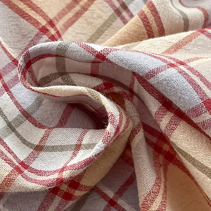 Afralia™ Striped Gird Cotton Bedding Set: Skin-Friendly & Non-Fading for All Seasons