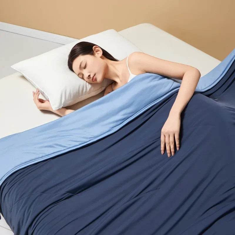 Afralia™ Green Summer Cooling Comforter for Single Beds