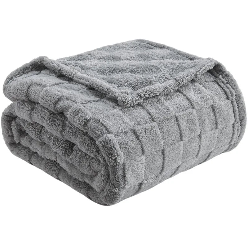 Afralia™ Cozy Fluffy Blanket for Sofa, Chair & Outdoor - Soft & Warm Blanket