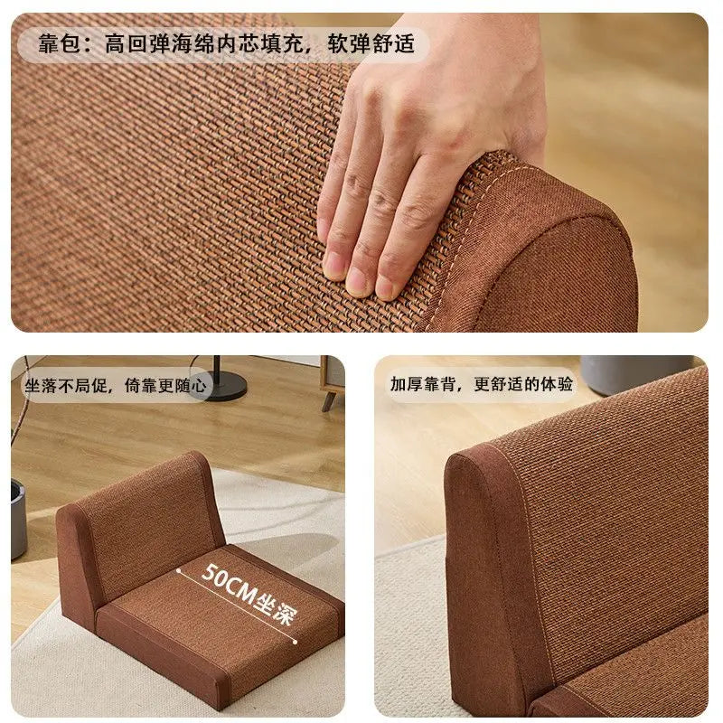 Afralia™ Japanese Style Tatami Chairs, Room Chairs, Legless Chairs, Bay Windows Chairs, Backrest Chairs
