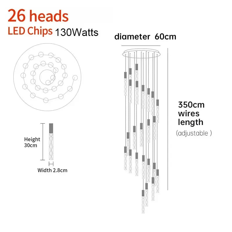 Modern Crystal Pendant Light by Afralia™ for Kitchen Island, Dining Room, Art Deco Ambiance