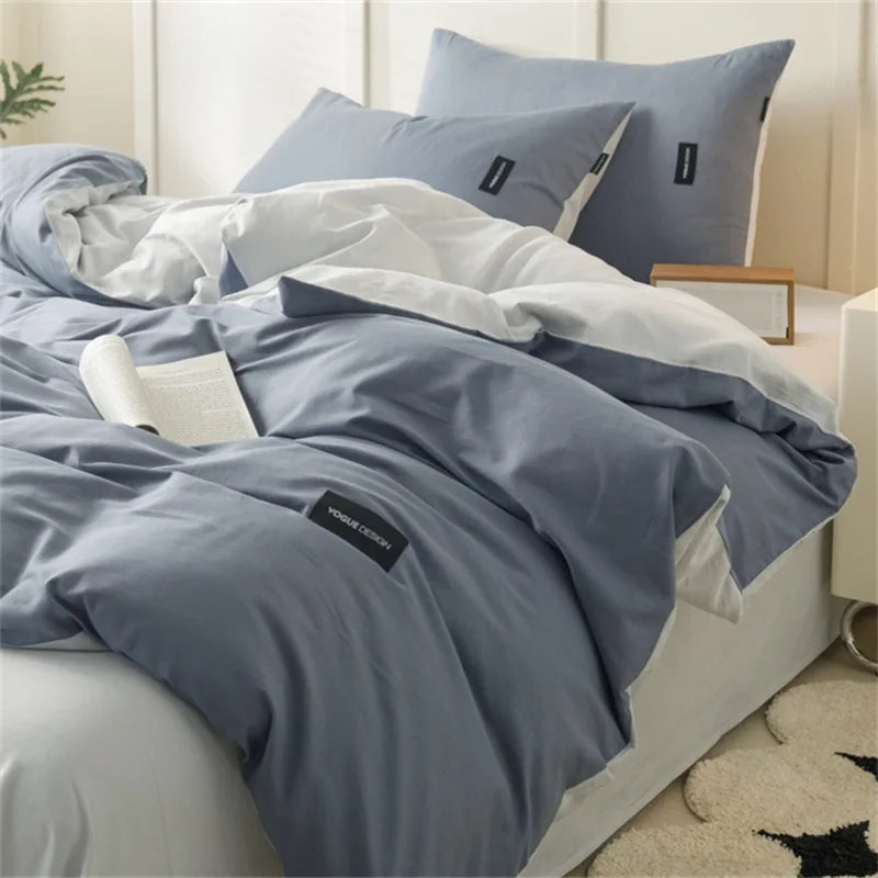 Afralia™ Cotton Bedding Set Super Soft Comforter All Season Home Textile