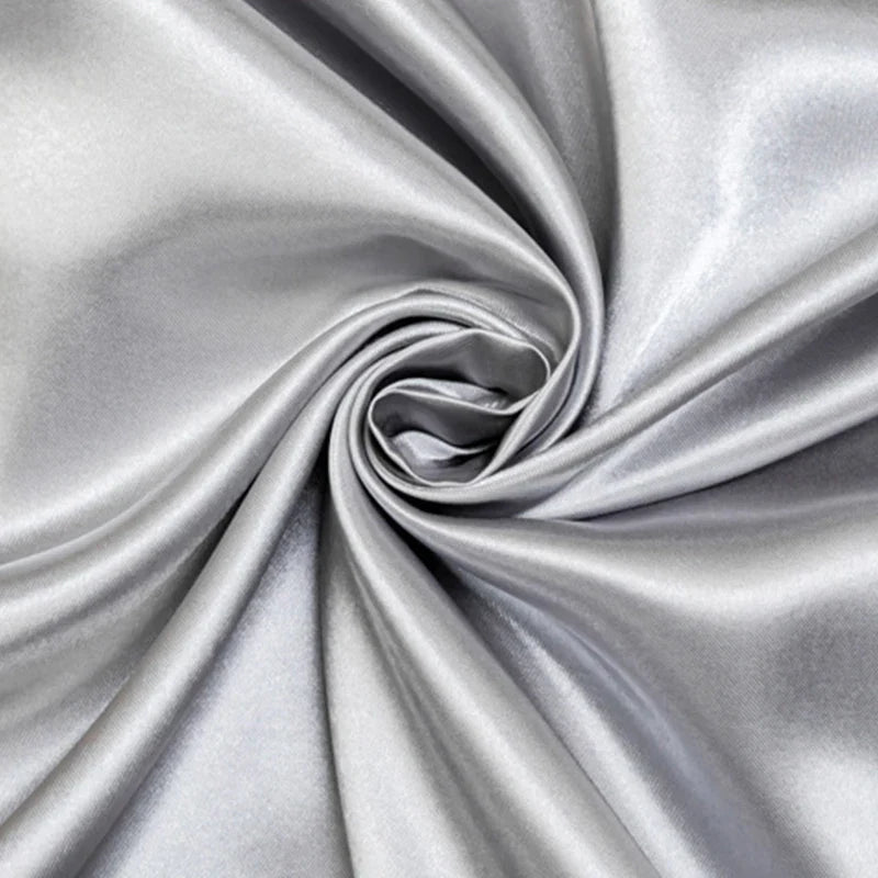 Afralia™ Satin Flat Sheet and Pillowcase Set | Silky Solid Color Bedding for Full Queen King Size