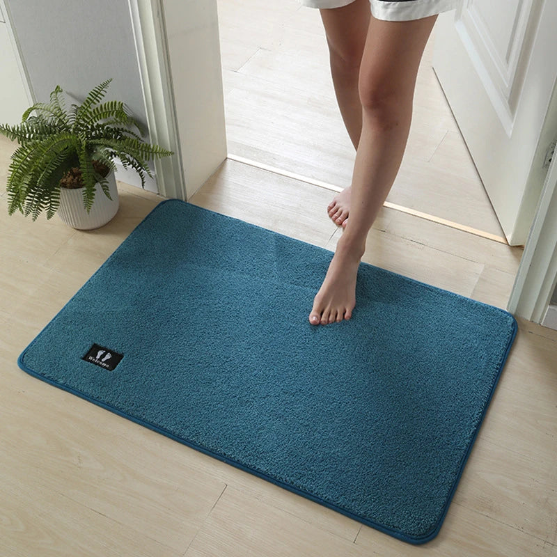 Afralia™ Bathroom Mat: Super Non-slip, Absorbent, Soft, Quick Drying Washable Rug