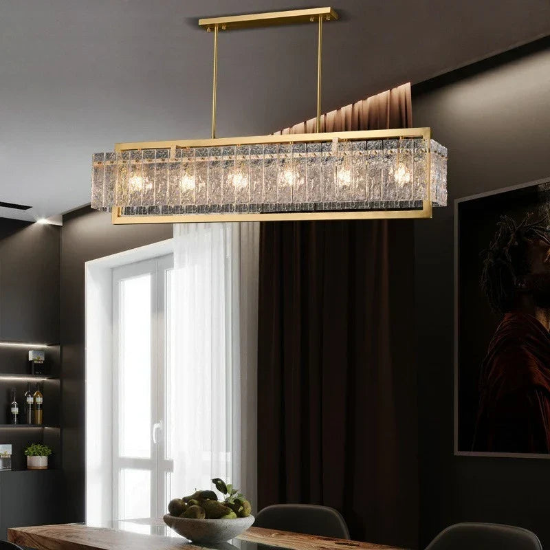 Afralia™ Crystal Chandelier with LED Lighting for Home Decor