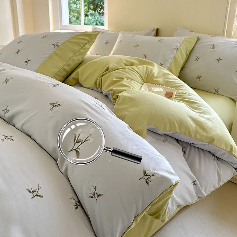 Afralia™ Soft 3D Printed Cartoon Bed Set - Double-Colored, Skin-Friendly Bed Linens for Adults