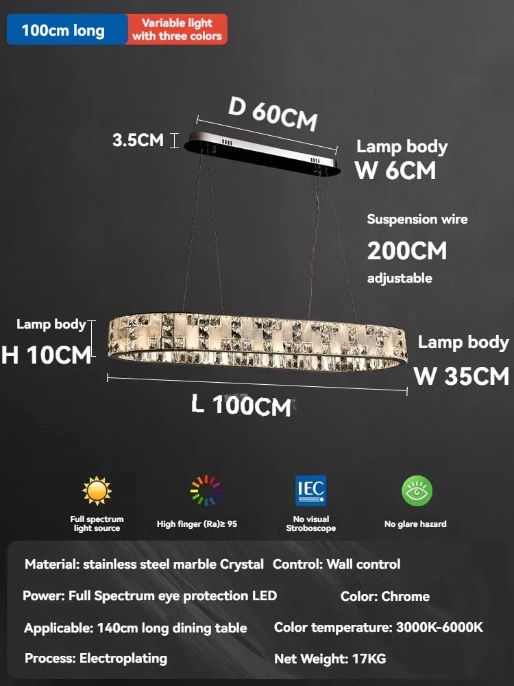 Afralia™ Black Acrylic Crystals Chandelier | Living Room Art Deco Ceiling Light