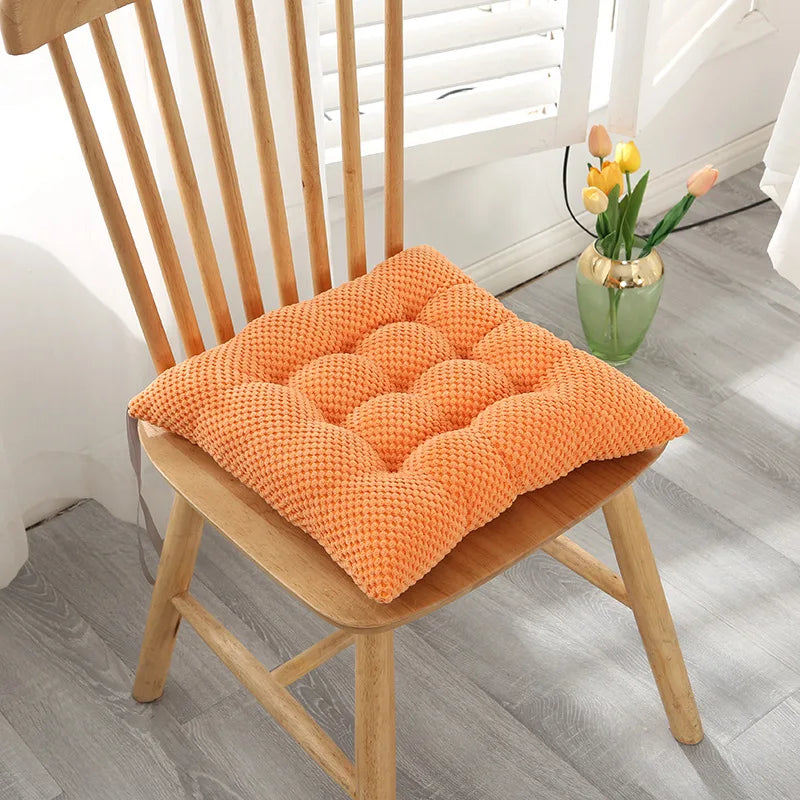 Afralia™ Nordic Solid Chair Cushion: Comfortable, Breathable, Non Slip - Home & Office Hip Support