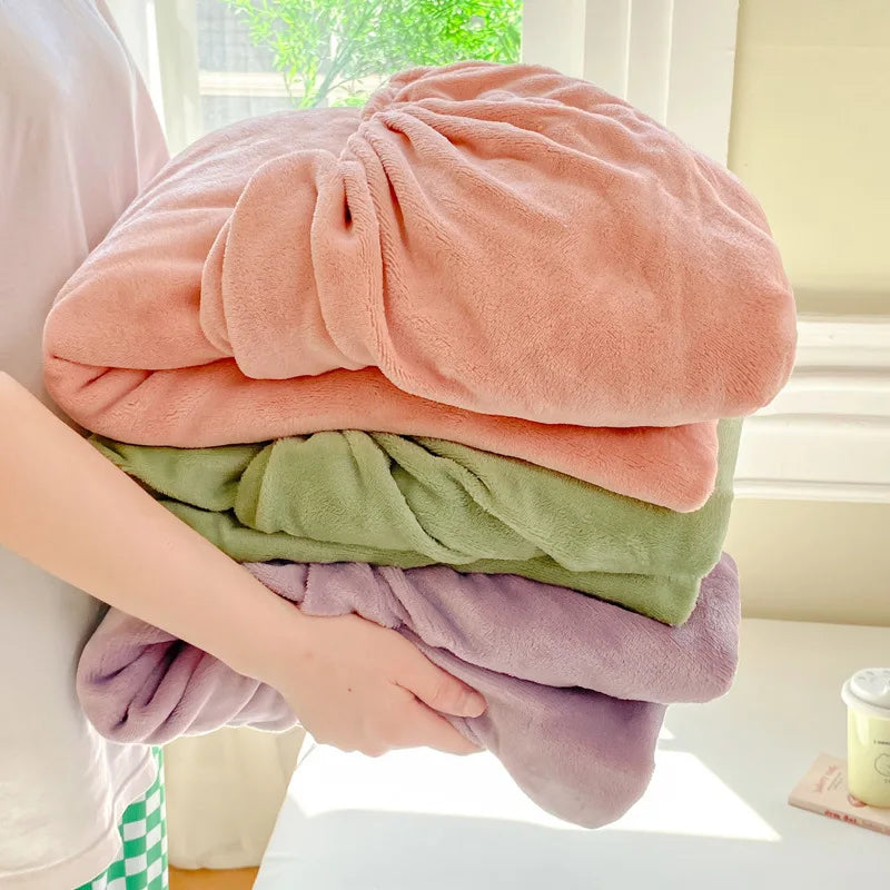 Afralia™ Winter Milk Velvet Fitted Sheet Set - Soft & Warm Mattress Cover