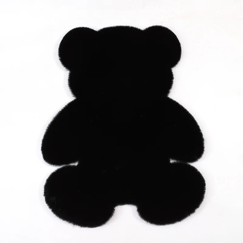 Afralia™ Soft Faux Rabbit Fur Floor Mat | Cozy Carpet for Sofa, Bedroom, Bedside