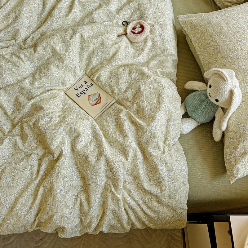 Afralia™ Cloud Touch Ultra Soft Duvet Cover Set in Sweet Design & Double Layer Yarn