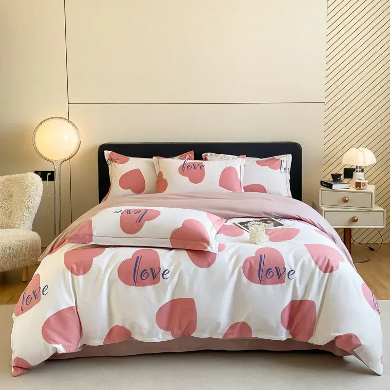 Afralia™ Pastoral Printed Cotton Bedding Sets for Comfortable Sleep