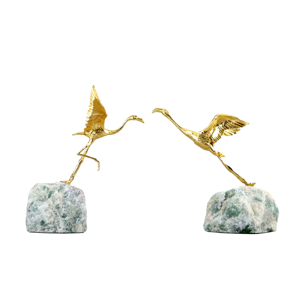 Afralia™ Modern Crane Wings Natural Stone Home Soft Decoration