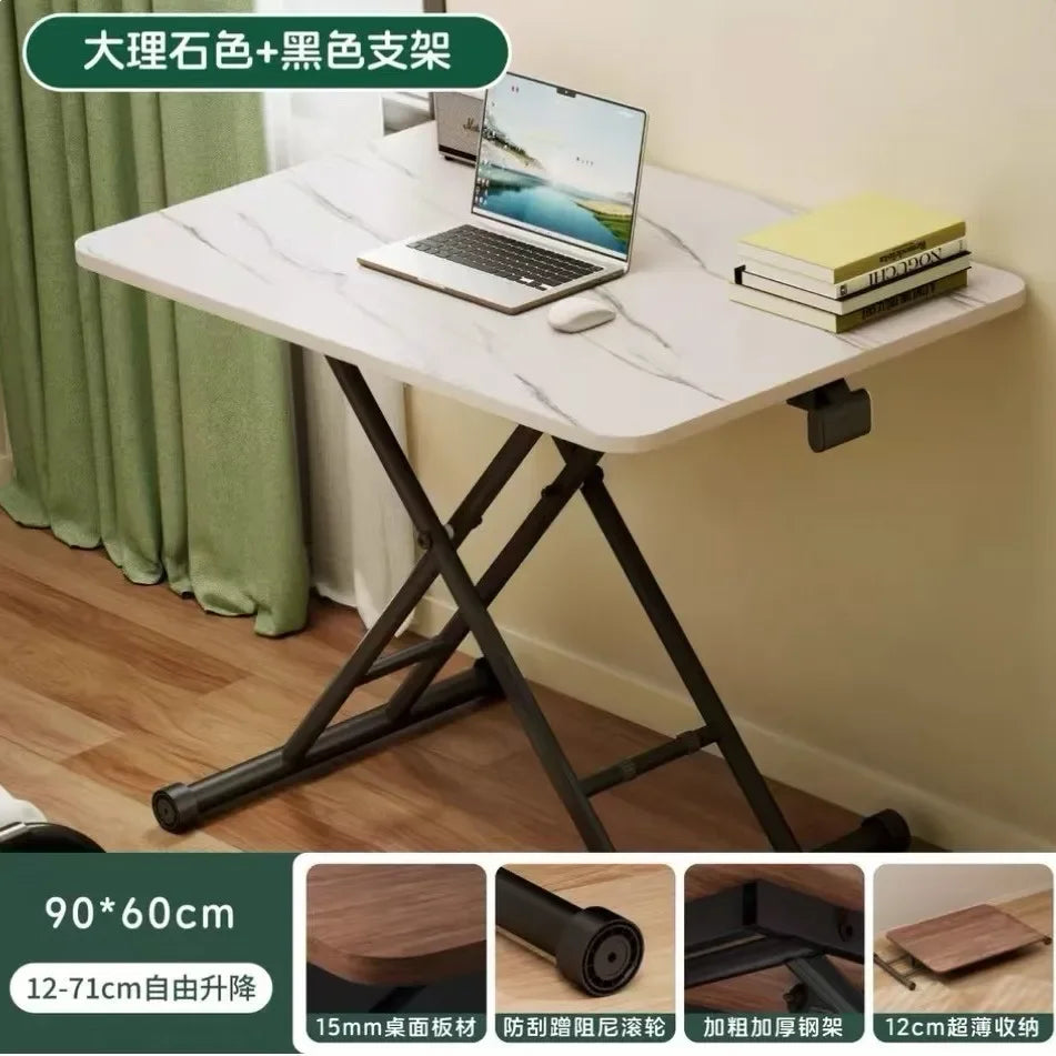 Afralia™ Tea Table: Multi-functional Lift Coffee Desk, Portable Side Bed Furniture