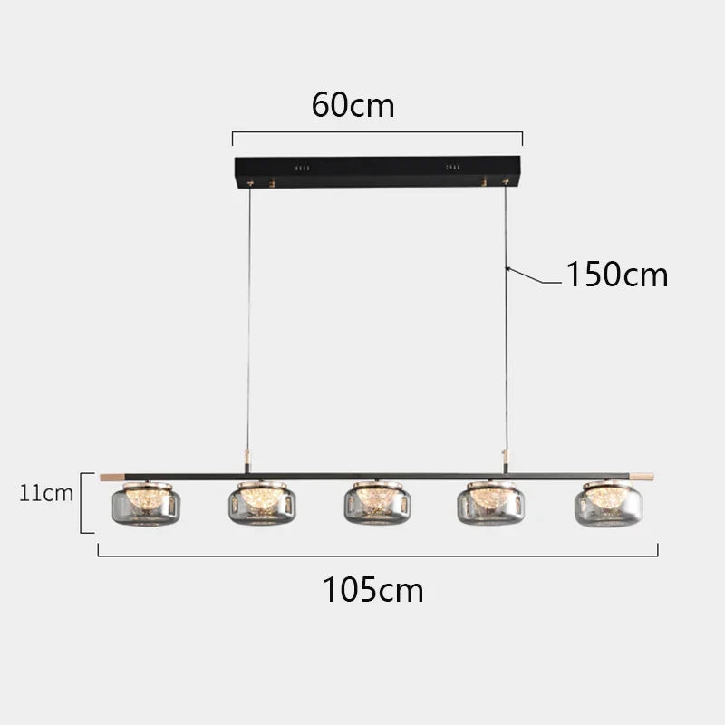 Afralia™ Nordic Dining Room Pendant Lamp for Indoor Ceiling Lighting