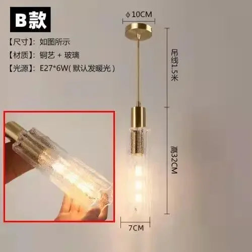 Afralia™ LED Pendant Light for Home Decor - Modern Nordic Hanging Lamp