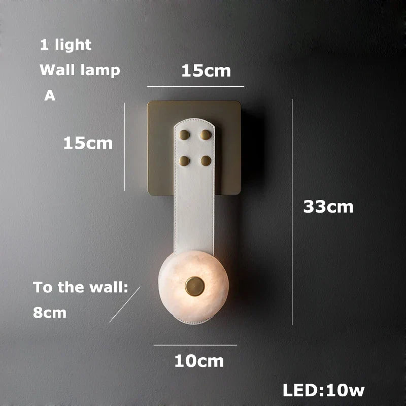 "Afralia™ Leather Belt LED Chandelier: Artistic DIY Hanging Lamps for Living Room"