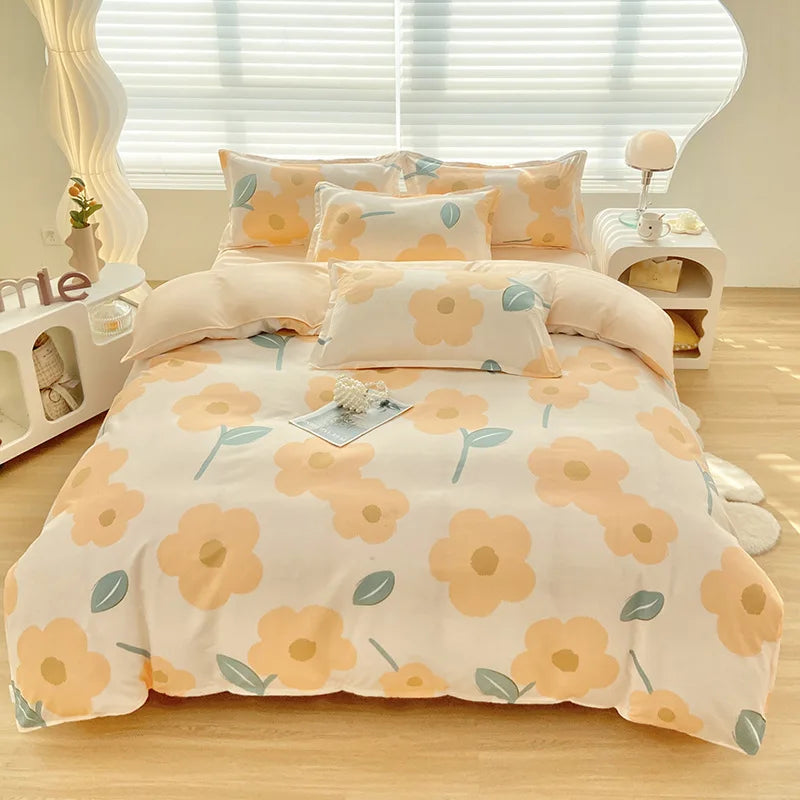 Afralia™ Cute Pattern Duvet Cover | Super Soft Comforter Cover for Single/Double Bed