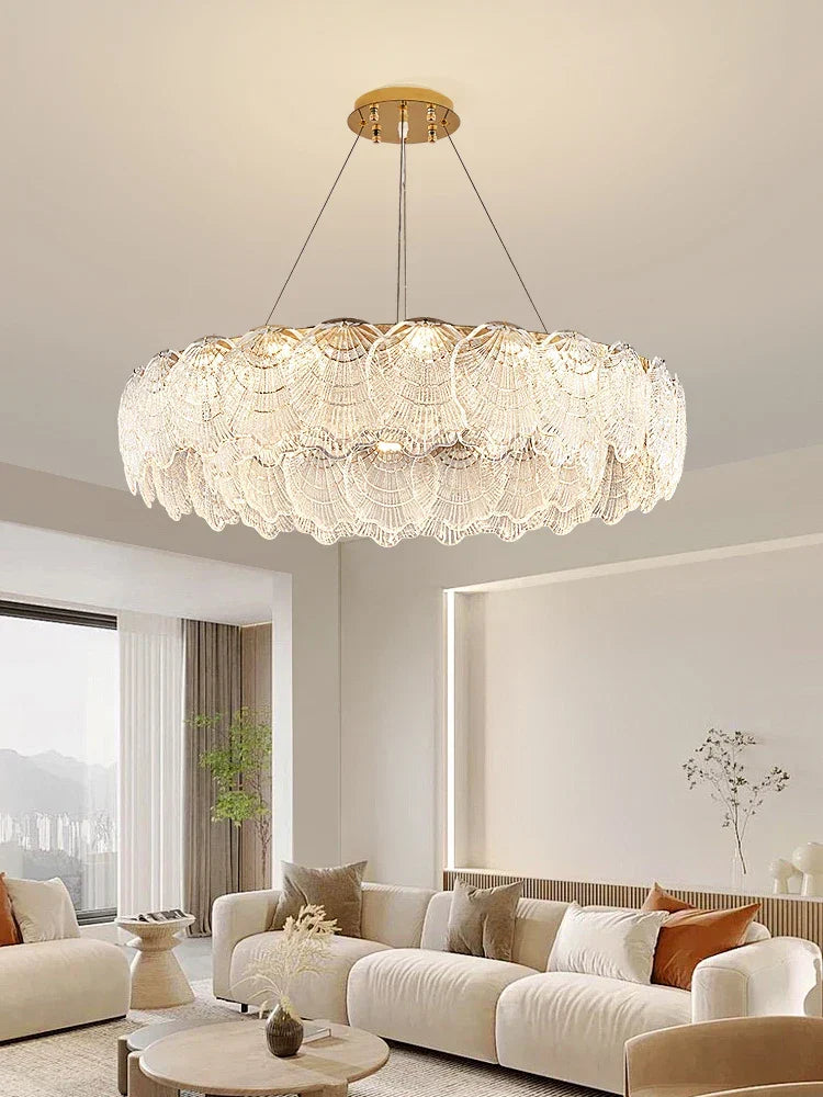 Afralia™ Modern Crystal Chandelier LED Ceiling Light for Home Decor & Indoor Lighting