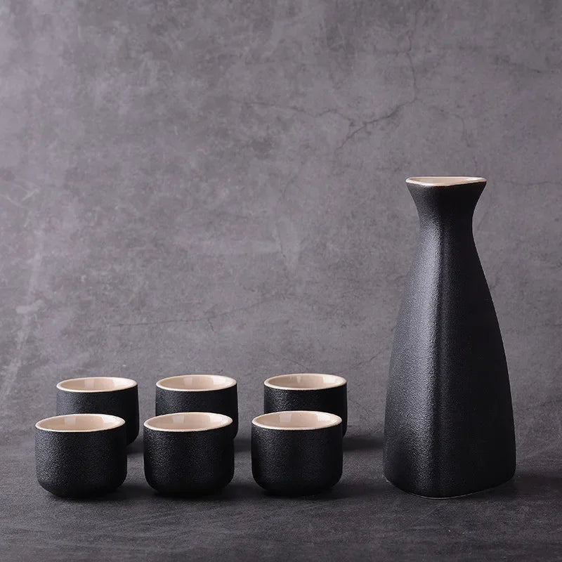Afralia™ Japanse Keramische Sake Set - Traditionele Drinkware Ambachten