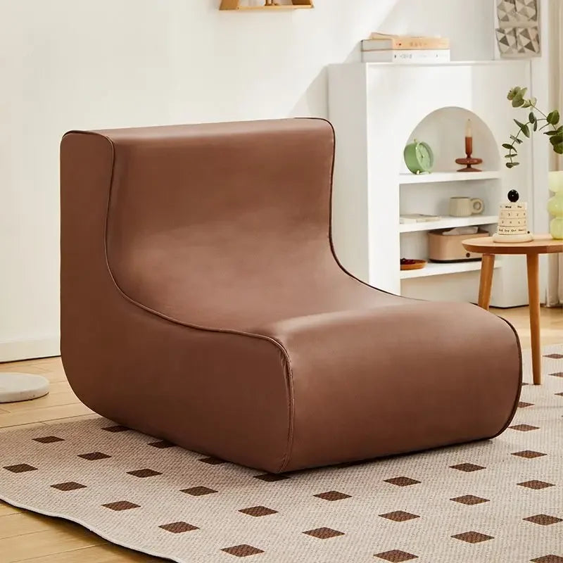 Afralia™ Internet Celebrity Lazy Sofa for Single Balcony, Living Room, Bedroom - Small-sized Creative Sofa
