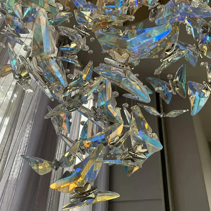 Afralia™ Butterfly Crystal Chandelier for Luxurious Interior Decor
