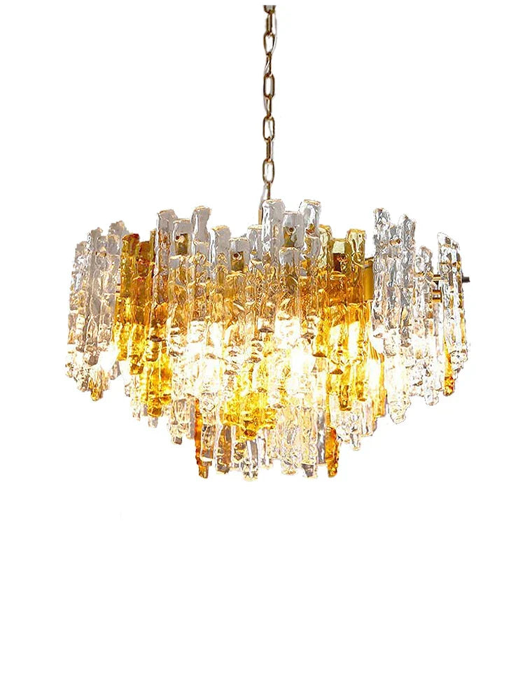 Afralia™ Designer Glass Pendant Lighting | Modern LED Hanging Fixture for Dining Room