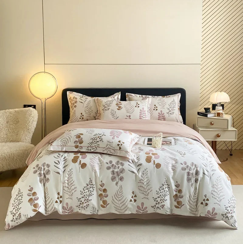 Afralia™ Pastoral Printed Cotton Bedding Sets for Comfortable Sleep