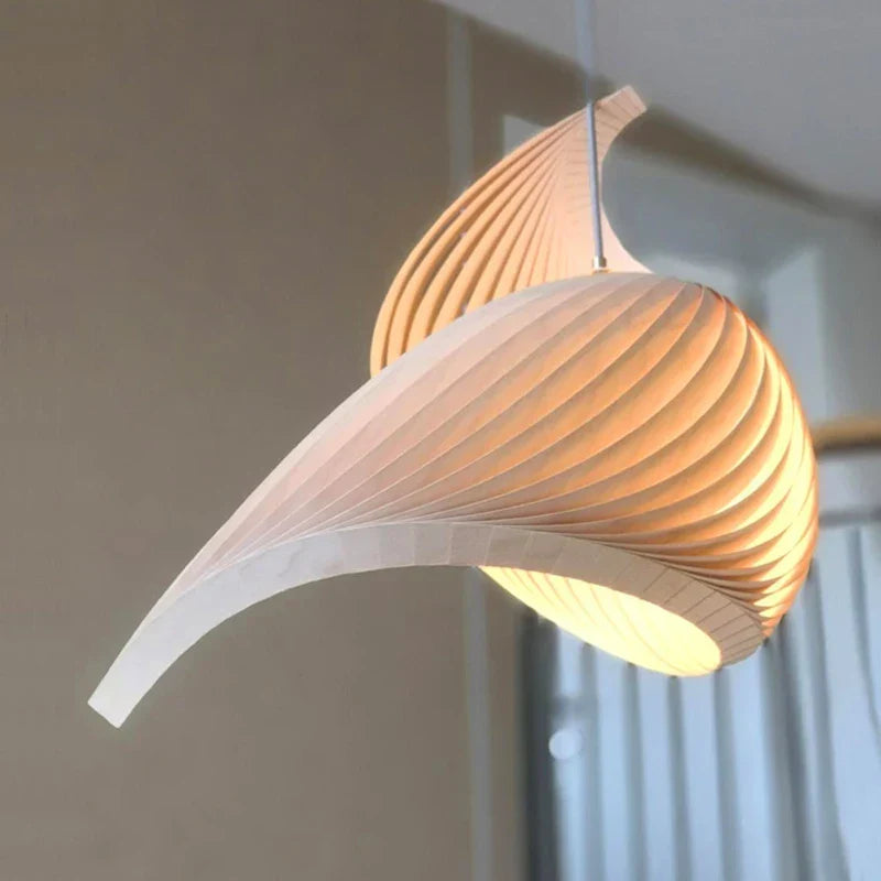 Afralia™ Conch Shell Chandelier LED Pendant Lamp for Dining Room Bar Island