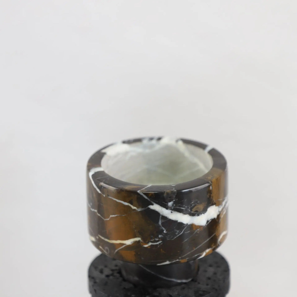 Afralia™ Black Marble Candle Holder for Elegant Table Centerpieces