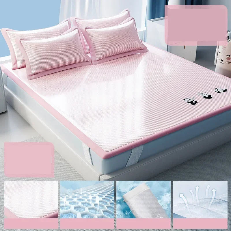 Afralia™ Cooling Antibacterial Mattress: High-quality, Skin-friendly, Breathable, Foldable, Summer Mat Protector