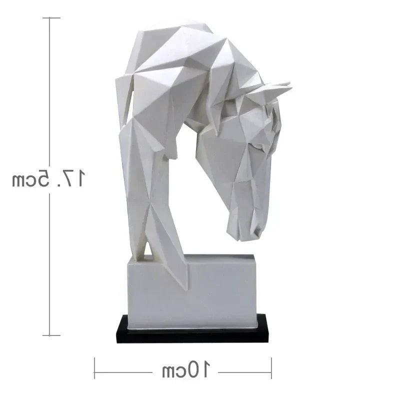 Afralia™ Horse Ornaments: Nordic Art Light Luxury for Living Room, TV Cabinet & Foyer
