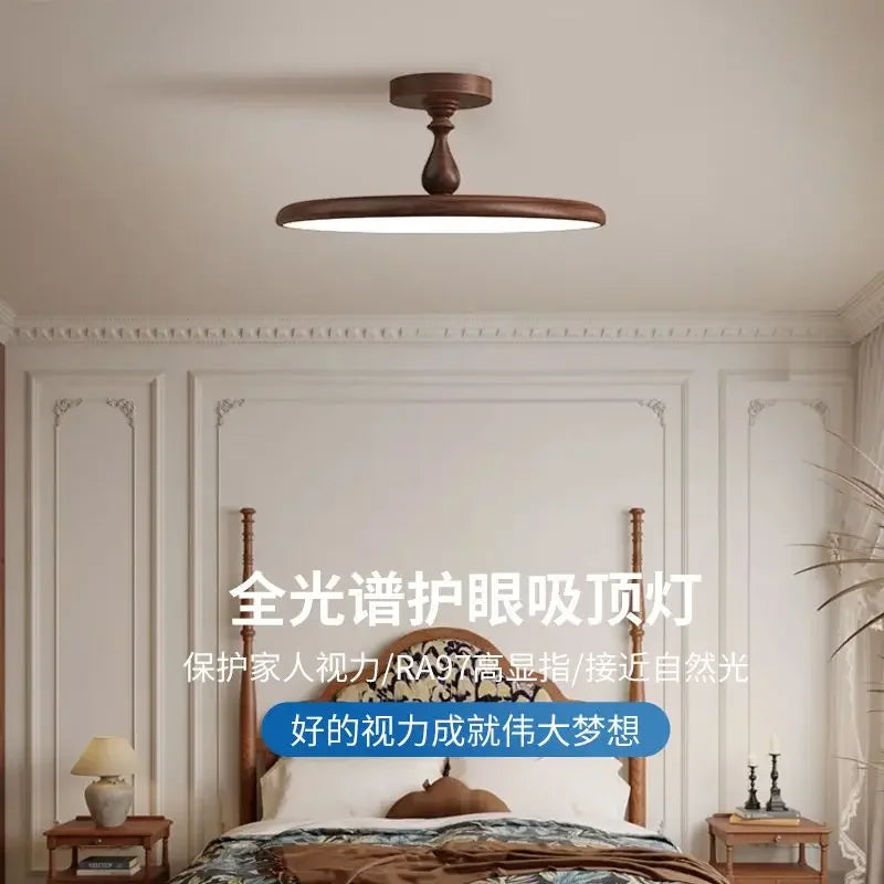 Afralia™ Modern Full-Spectrum Eye Protection Bedroom Ceiling Lamp