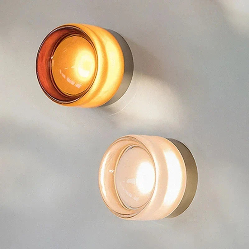 Afralia™ Circular Wall Lamp for Hallway, Bedroom & Courtyard Decoration