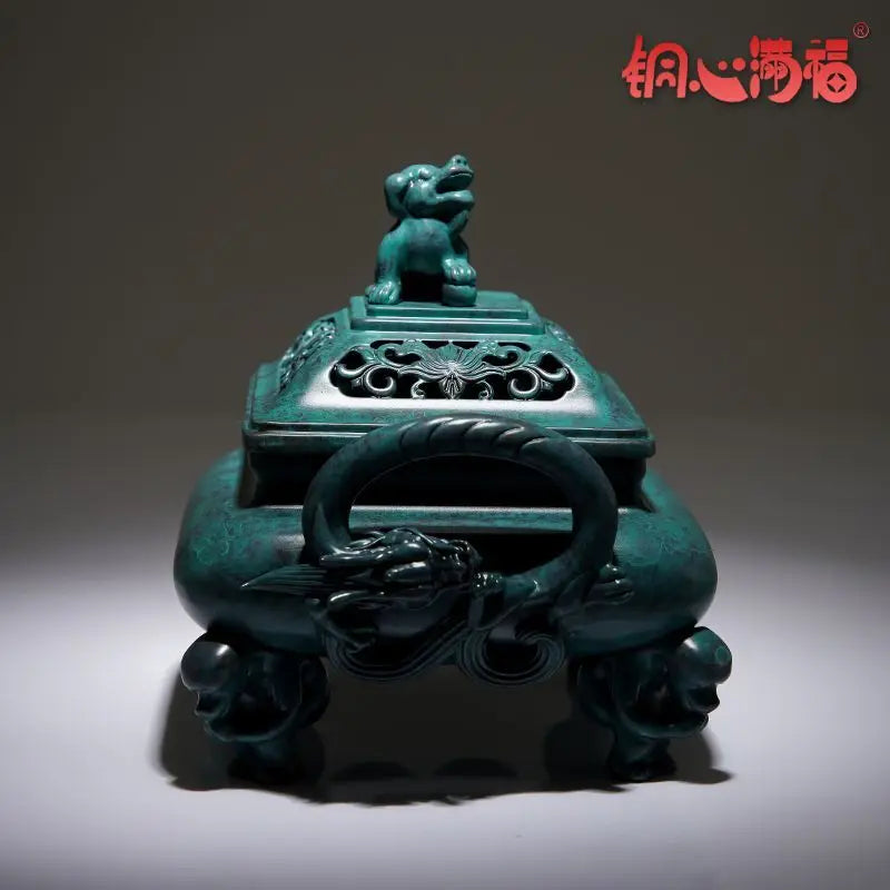 Afralia™ Aromatherapy Brass Incense Stove for Home and Office Decoration
