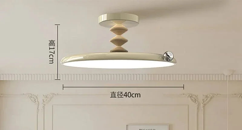 Afralia™ Modern Full-Spectrum Eye Protection Bedroom Ceiling Lamp