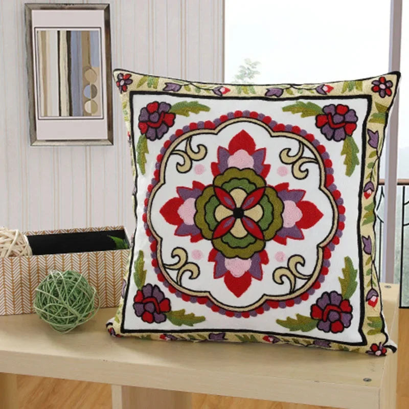 Afralia™ Embroidery Body Pillow: Nordic Comfort for Home & Office