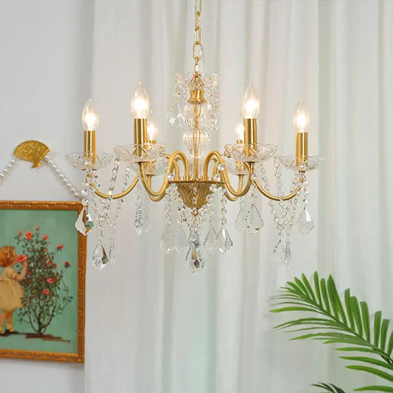 Afralia™ Crystal Ceiling Chandelier: Luxury Modern Living Room Decor Hanging Light