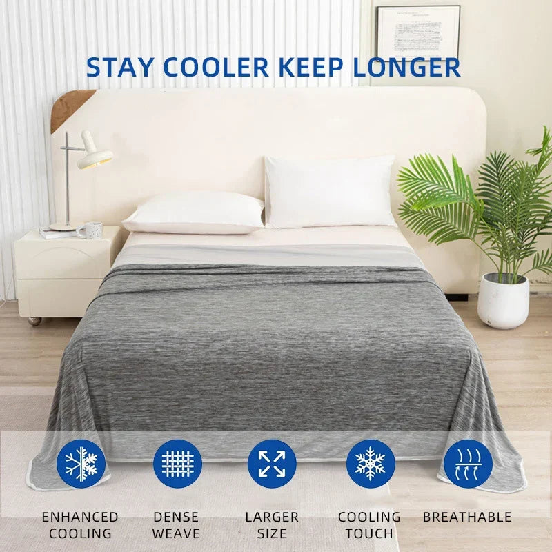 Afralia Super Soft Cooling Blanket King Size Skin-Friendly Quilted Bedspread