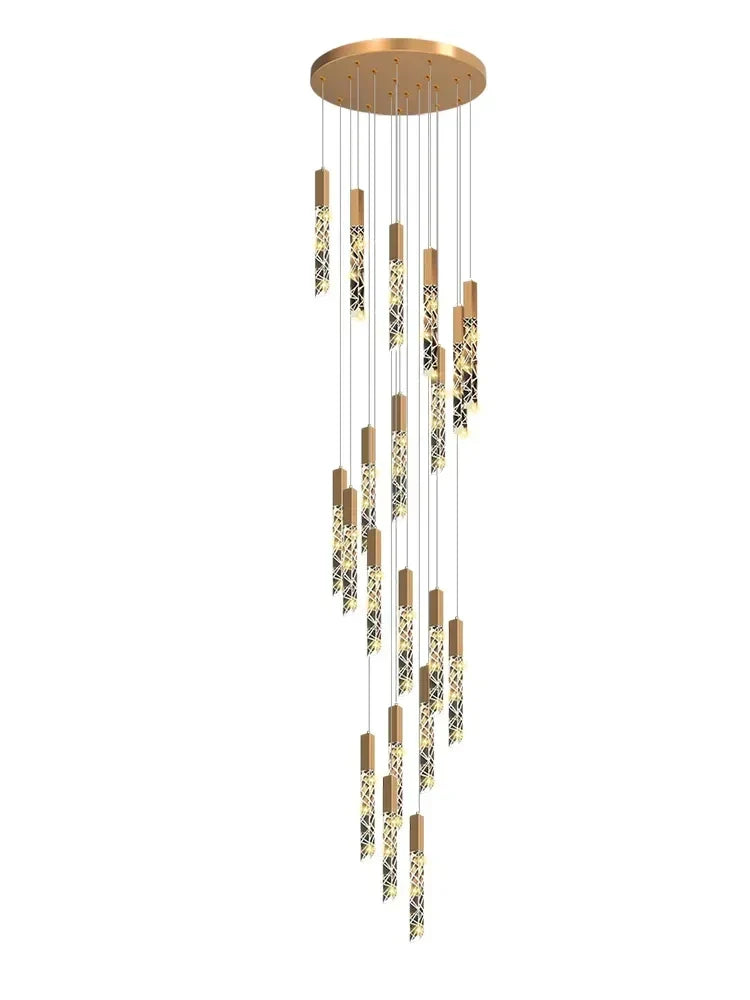 Modern Crystal Pendant Light by Afralia™ for Kitchen Island, Dining Room, Art Deco Ambiance