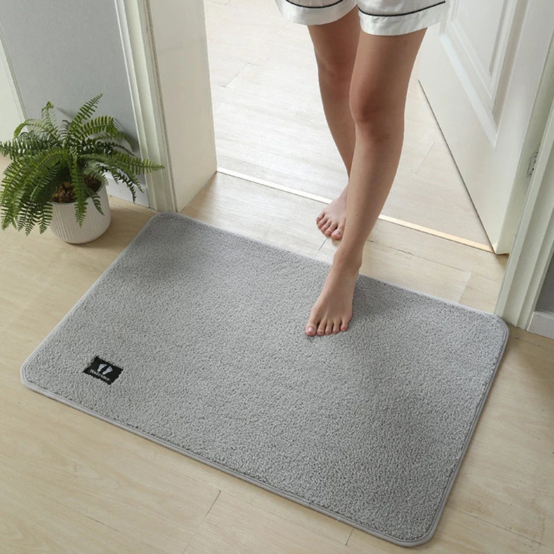 Afralia™ Bathroom Mat: Super Non-slip, Absorbent, Soft, Quick Drying Washable Rug