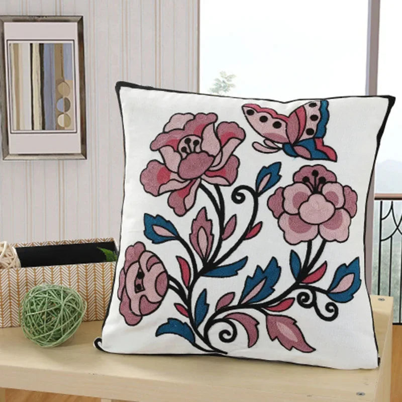 Afralia™ Embroidery Body Pillow: Nordic Comfort for Home & Office