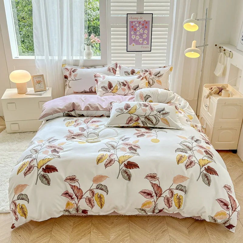 Afralia™ Geometric Pattern Quilt Cover: Non Pilling, Comfortable, Breathable Bedding for Seasons