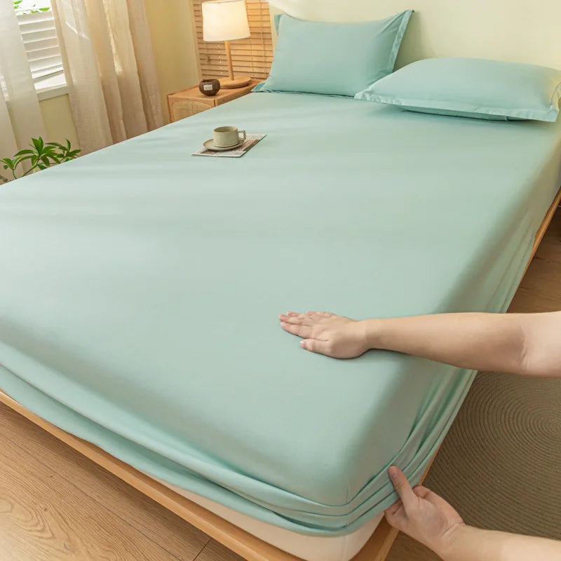 Afralia™ Winter Fitted Sheet: Soft & Cozy Full Bed Cover Set, 150/160/180x200cm