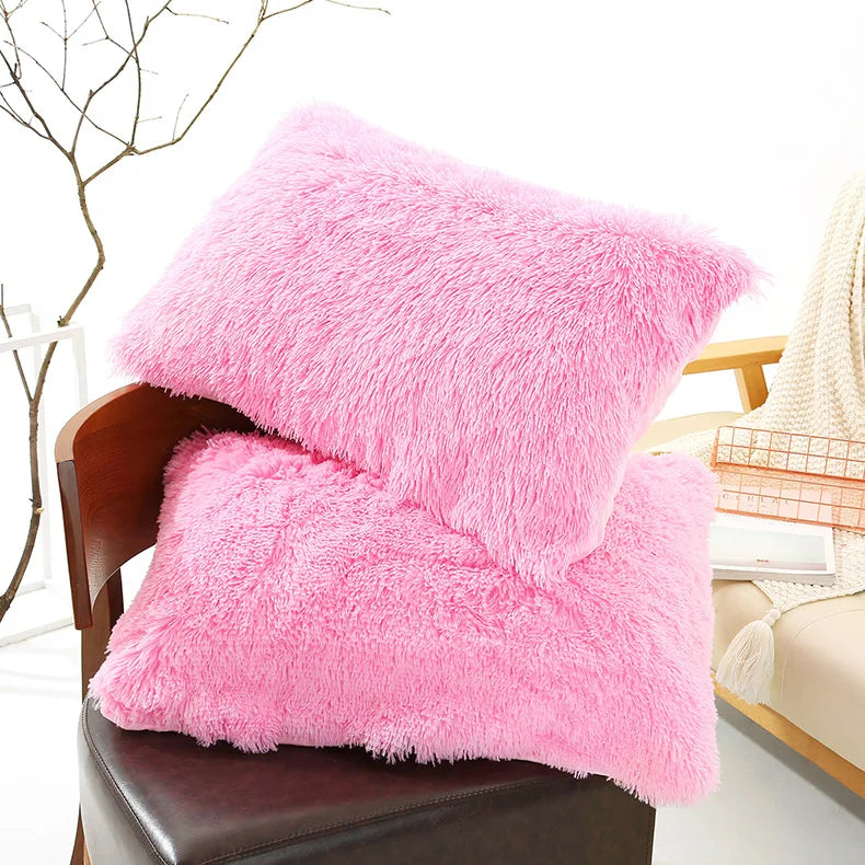 Afralia™ Plush Velvet Pillowcase – Ultra Soft Envelope Style Cover for Bedroom